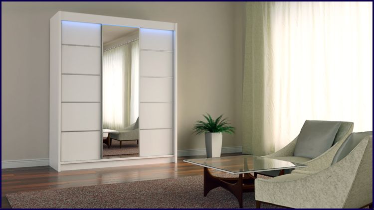 Szafa przesuwna z lustrem Ovos 4X