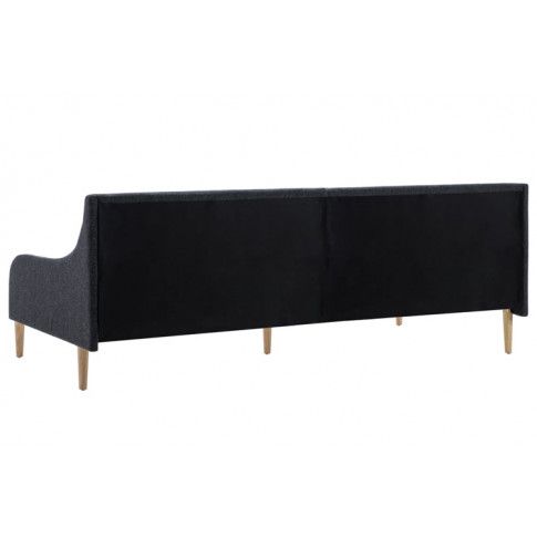 Szczegółowe zdjęcie nr 7 produktu Ciemnoszara sofa z materacem - Fremen