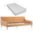 Szczegółowe zdjęcie nr 8 produktu Pomarańczowa sofa z materacem - Fremen