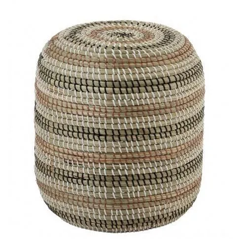 Zdjęcie produktu Okrągła pufa Giano - naturalna.