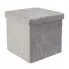 Zdjęcie produktu Otwierana pufa z pojemnikiem Trandor - szara.