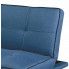 Szczegółowe zdjęcie nr 4 produktu Pikowana sofa rozkładana Klara - niebieska