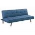 Zdjęcie produktu Pikowana sofa rozkładana Klara - niebieska.