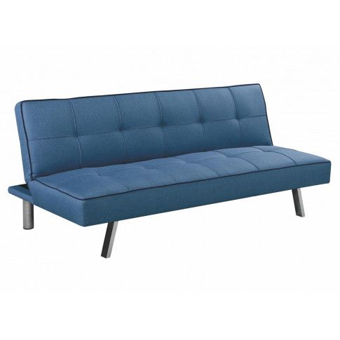 Zdjęcie produktu Pikowana sofa rozkładana Klara - niebieska.