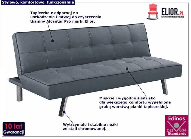 Rozkładana sofa Klara