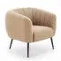 Zdjęcie produktu Fotel klubowy muszelka Hansi - beżowy.