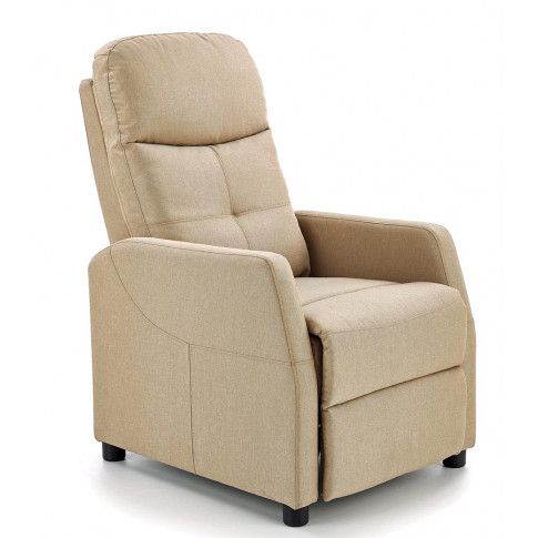 Zdjęcie produktu Rozkładany fotel wypoczynkowy Amigos - beżowy.