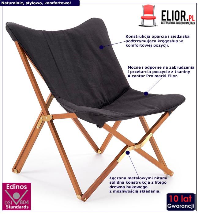 Wypoczynkowy fotel Morris