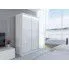 Fotografia Szafa przesuwna Selen 2X - biała lacobel z kategorii Szafy