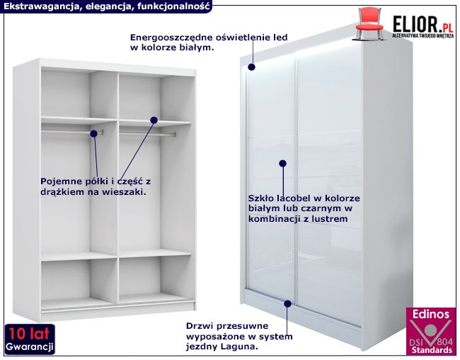 Szafa z lacobele Selen 2X