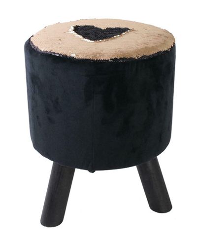 Modny taboret Wenus - złoty