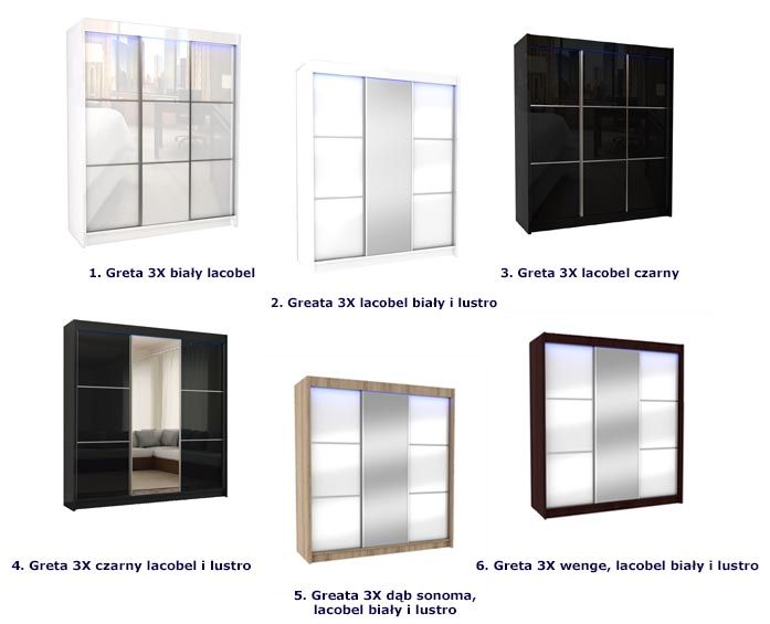 szafa Selen 3X kolory