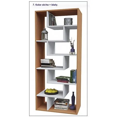 Szczegółowe zdjęcie nr 6 produktu Regał Maleo Apollo - wenge + biały