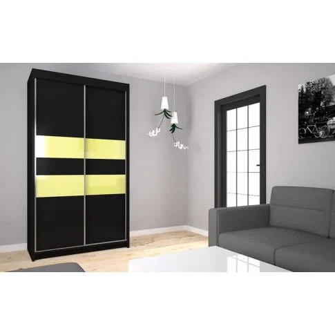 Zdjęcie szafa przesuwna ze szkłem lacobel Geran | Edinos.pl