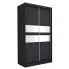 Zdjęcie produktu Szafa przesuwna Geran - czarny lacobel.