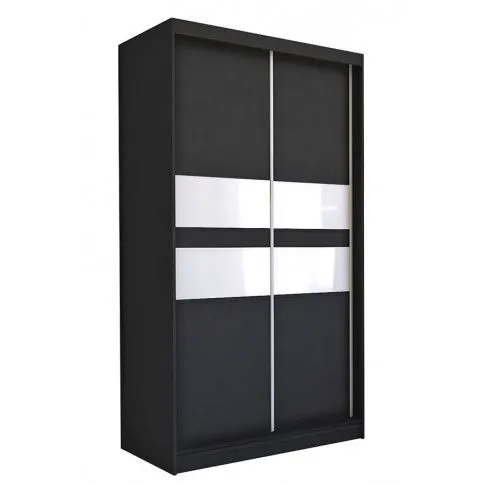 Zdjęcie produktu Szafa przesuwna Geran 2X - czarny lacobel.