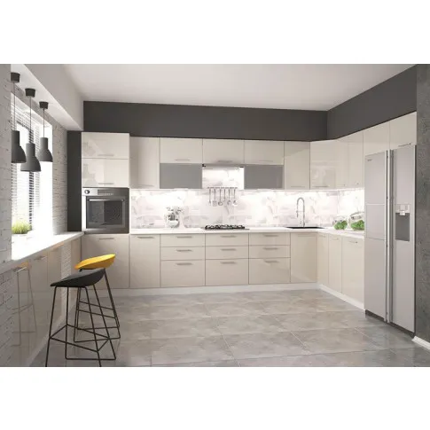 Szczegółowe zdjęcie nr 4 produktu Kuchenna szafka dolna z szufladami Vokres 11X - beż połysk