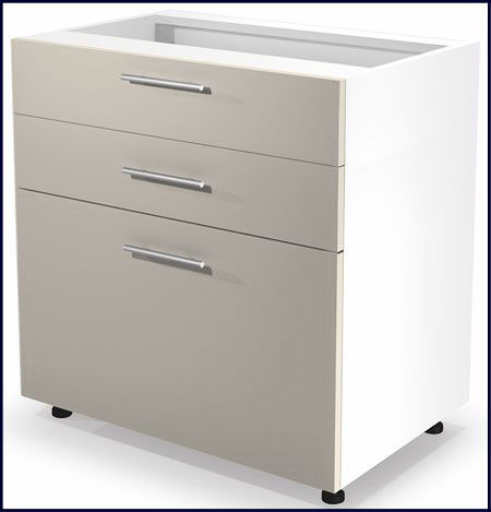 Szafka dolna Vokres 11X, beż połysk.