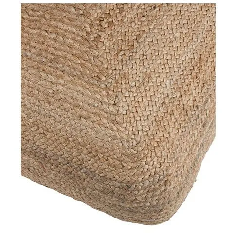 Zdjęcie kwadratowa pufa Pattaya naturalna boho | Edinos.pl