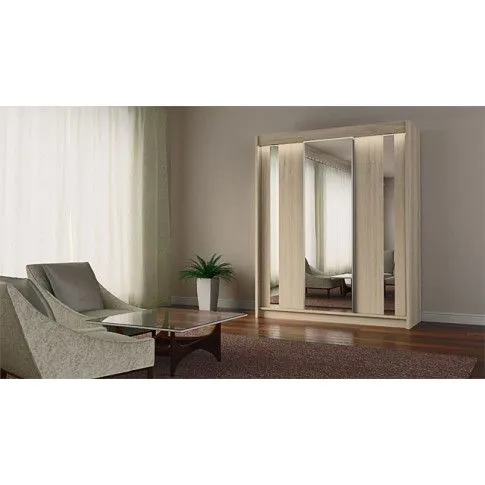 Zdjęcie szafa przesuwna z lustrem Valgart 3X | Edinos.pl