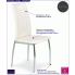 Fotografia Krzesło metalowe Colin - Białe z kategorii Krzesła tapicerowane