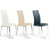Zdjęcie białe metalowe krzesło tapicerowane Colin - sklep Edinos.pl