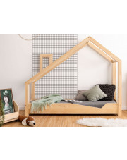 Drewniane łóżko dziecięce domek Lumo 2X - 23 rozmiary w sklepie Edinos.pl