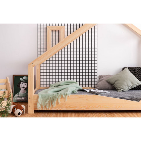 Szczegółowe zdjęcie nr 4 produktu Drewniane łóżko dziecięce domek Lumo 2X - 23 rozmiary
