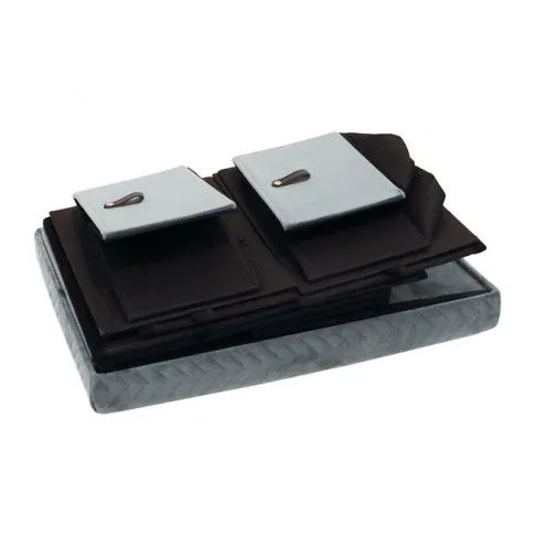 Zdjęcie praktyczna pufa Emesso szara składana | Edinos.pl