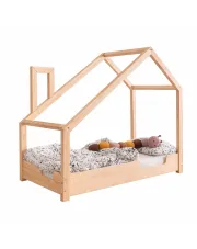 Drewniane łóżko dziecięce domek Induro 4X - 23 rozmiary w sklepie Edinos.pl