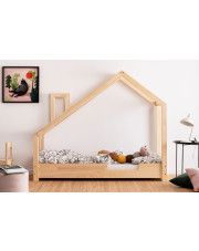 Drewniane łóżko dziecięce domek Lumo 4X - 23 rozmiary w sklepie Edinos.pl