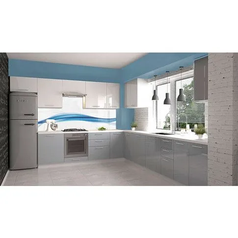 Szczegółowe zdjęcie nr 7 produktu Kuchenna szafka górna Vokres 21X - jasny beż połysk