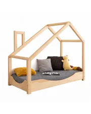 Drewniane łóżko dziecięce domek Induro 6X - 23 rozmiary w sklepie Edinos.pl