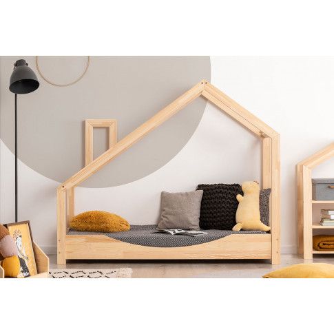 Zdjęcie produktu Drewniane łóżko dziecięce domek Lumo 6X - 23 rozmiary.