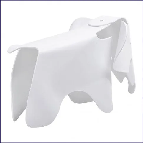 Szczegółowe zdjęcie nr 4 produktu Dziecięce krzesło słoń Pawola - białe