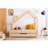 Zdjęcie produktu Drewniane łóżko dziecięce domek z szufladą Lumo 10X.