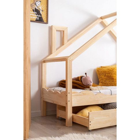 Zdjęcie drewniane łóżko ze schowkiem Lumo 10X - sklep Edinos.pl