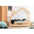 Zdjęcie produktu Drewniane łóżko dziecięce domek z szufladą Lumo 11X.