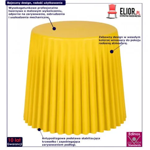 Zdjęcie designerski stołek kuchenny Muffi | Edinos.pl