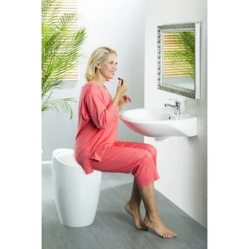 Szczegółowe zdjęcie nr 6 produktu Pufa ze schowkiem Brevir - czerwona