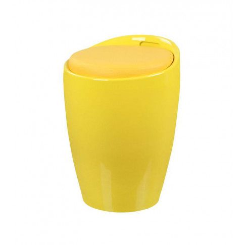 Zdjęcie produktu Pufa ze schowkiem Samba - żółta.