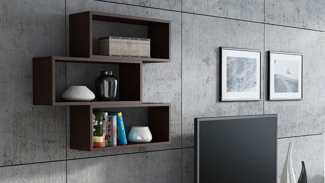 Produkt Półka wisząca wenge - Hikari - zdjęcie numer 3