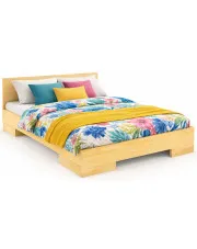 Drewniane łóżko skandynawskie Lilis 2S - 6 rozmiarów w sklepie Edinos.pl