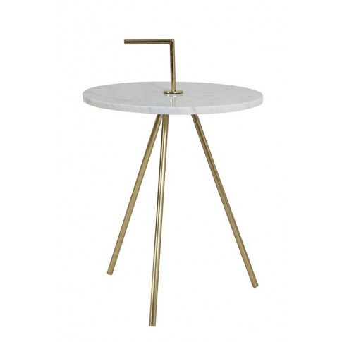 Zdjęcie produktu Glamour stolik kawowy Erato - biały.