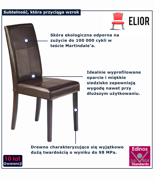 krzesło kremowe Stiki