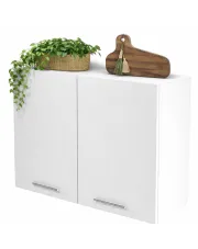 Kuchenna szafka górna Vokres 31X - biały połysk w sklepie Edinos.pl