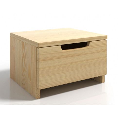 Zdjęcie drewniana szafka nocna z szufladą Laurell 2X - sklep Edinos.pl