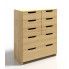 Zdjęcie drewniana komoda z szufladami Laurell 4X - sklep Edinos.pl