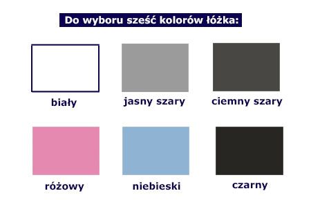 Produkt Łóżko z szufladami Iverin 80x200 - 7 kolorów - zdjęcie numer 4