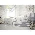 Zdjęcie jednoosobowe białe łóżko Iverin 160x200 - sklep Edinos.pl
